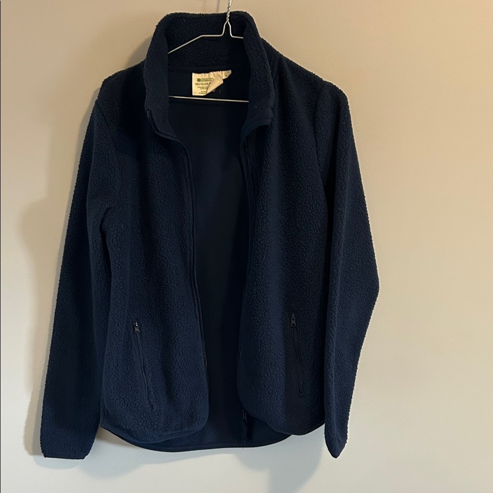 Women's Navy Fleece Jacket